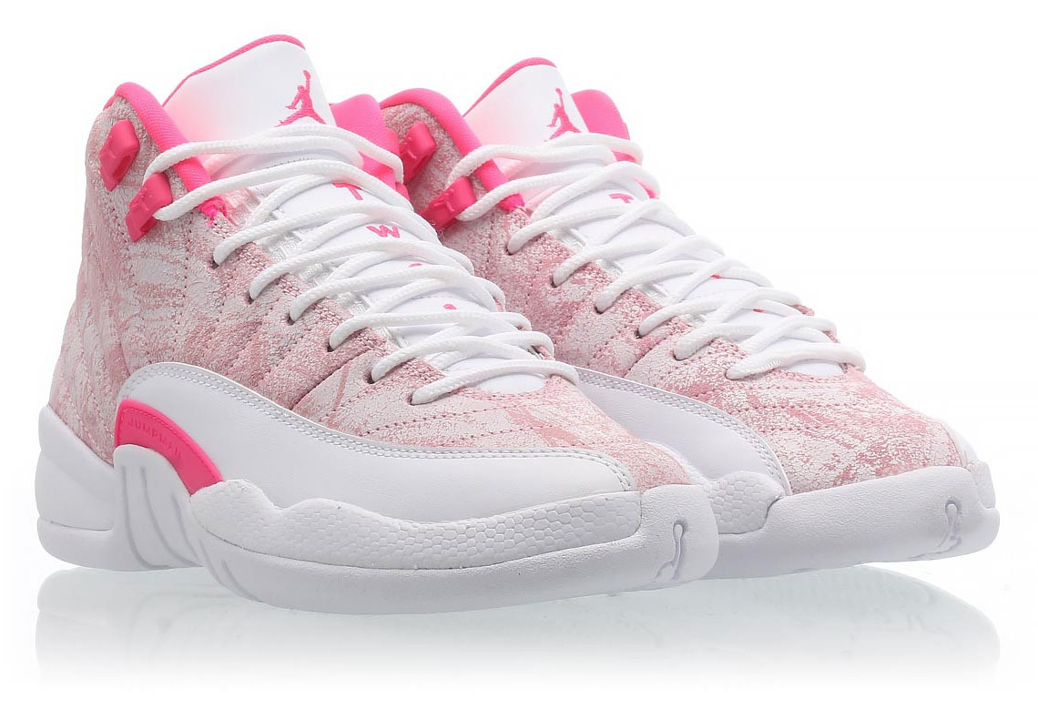 Air Jordan 12 Gs Arctic Pink 510815 101 3