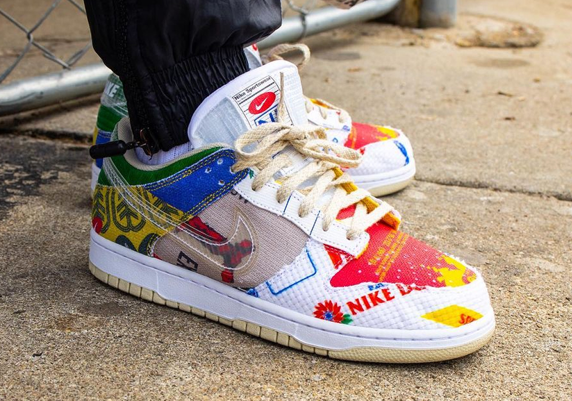 The Nike Dunk Low "City Market" Releases Tomorrow