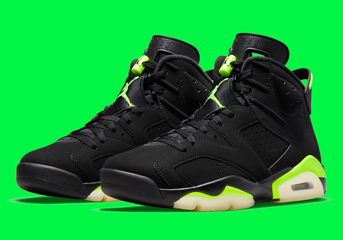 Official Images Of The Air Jordan 6 "Electric Green"