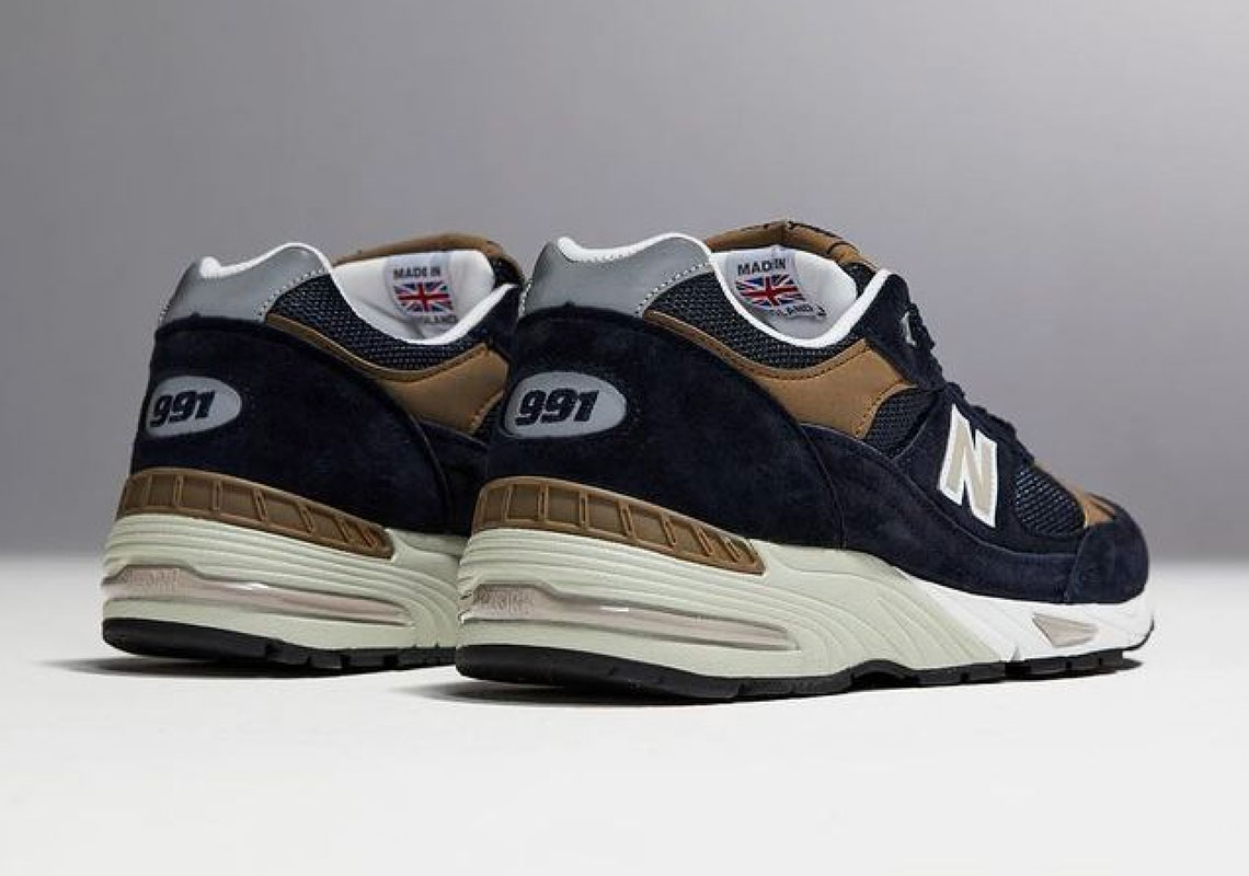 New Balance 991 Miuk Navy Tan 1