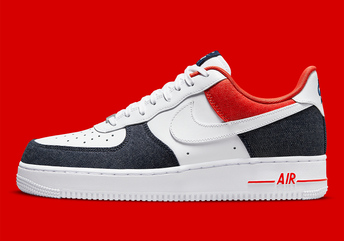 Denim Twill Covers This Patriotic Nike Air Force 1 Low