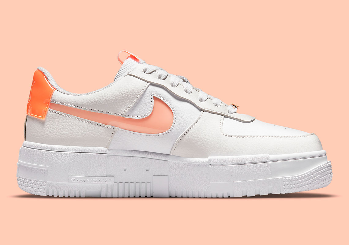 Nike Air Force 1 Pixel Wmns White Orange Dm3036 100 1