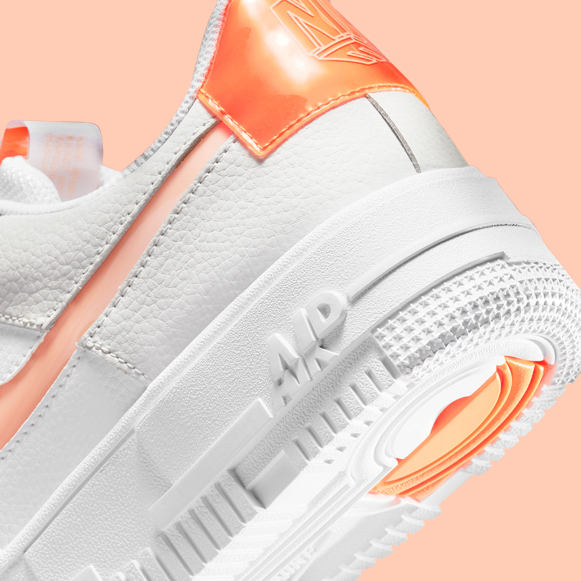 Nike Air Force 1 Pixel Wmns White Orange Dm3036 100 3