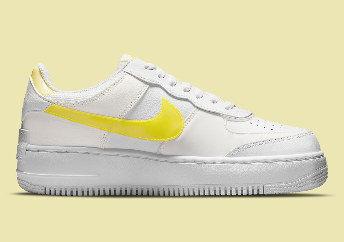 Nike Air Force 1 Shadow Wmns White Yellow Dm3034 100 1