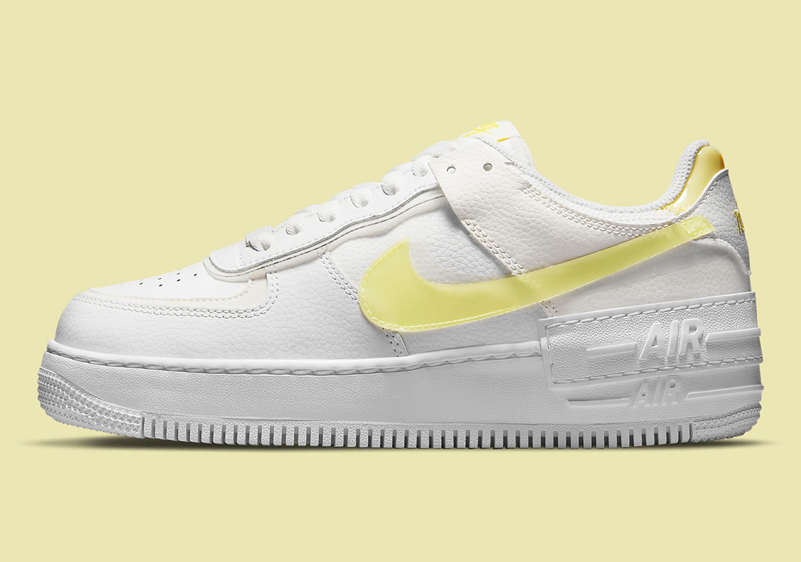 Nike Air Force 1 Shadow Wmns White Yellow Dm3034 100 3