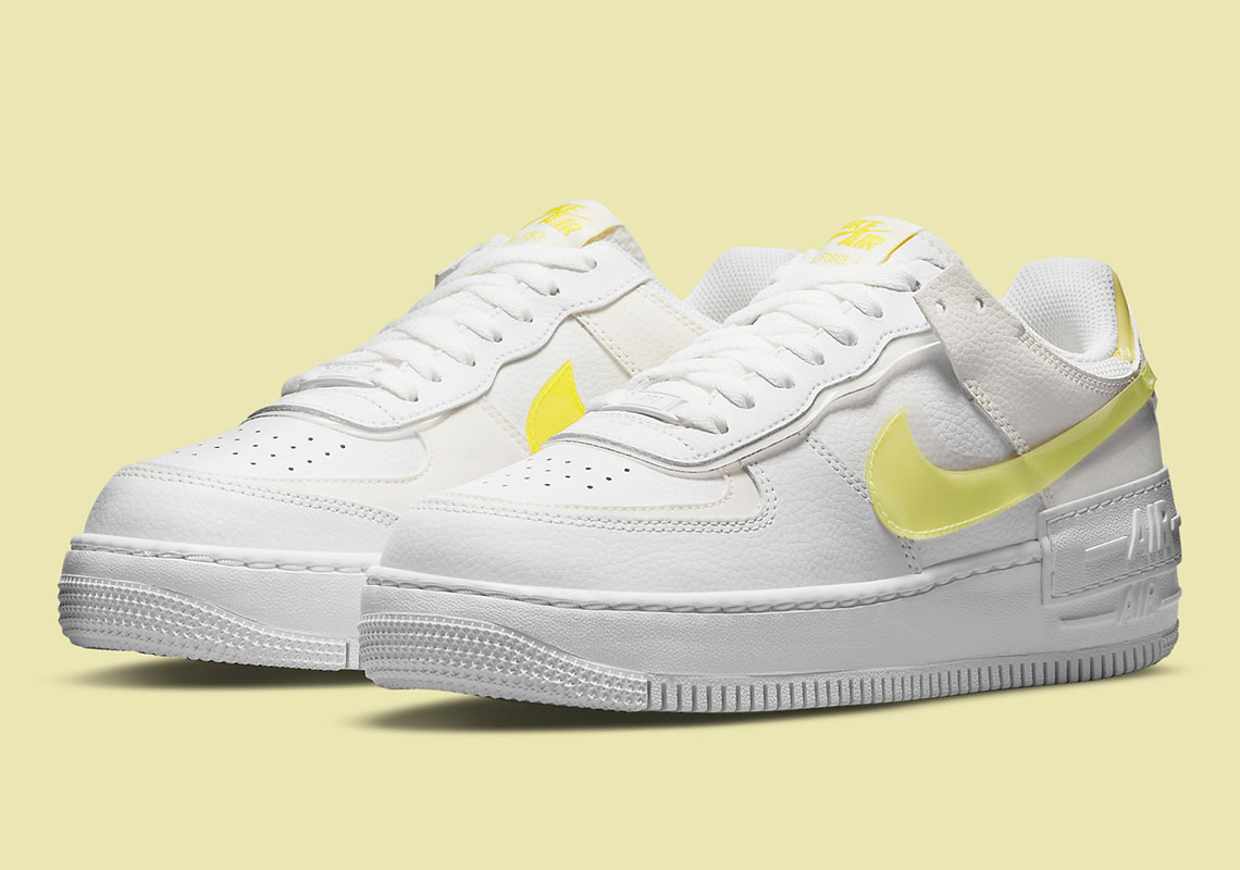 The Nike Air Force 1 Shadow Applies Translucent Lemon Yellow