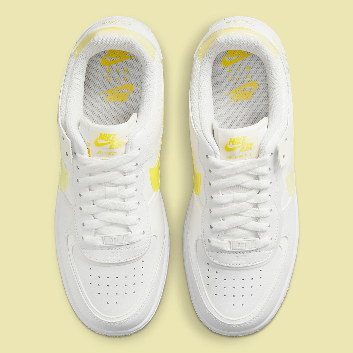 Nike Air Force 1 Shadow Wmns White Yellow Dm3034 100 7