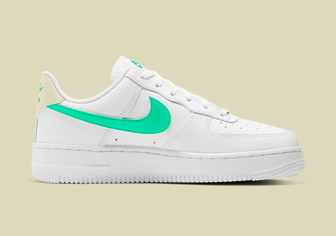 Nike Air Force 1 Wmns White Green Glow Brown 315115 164 3