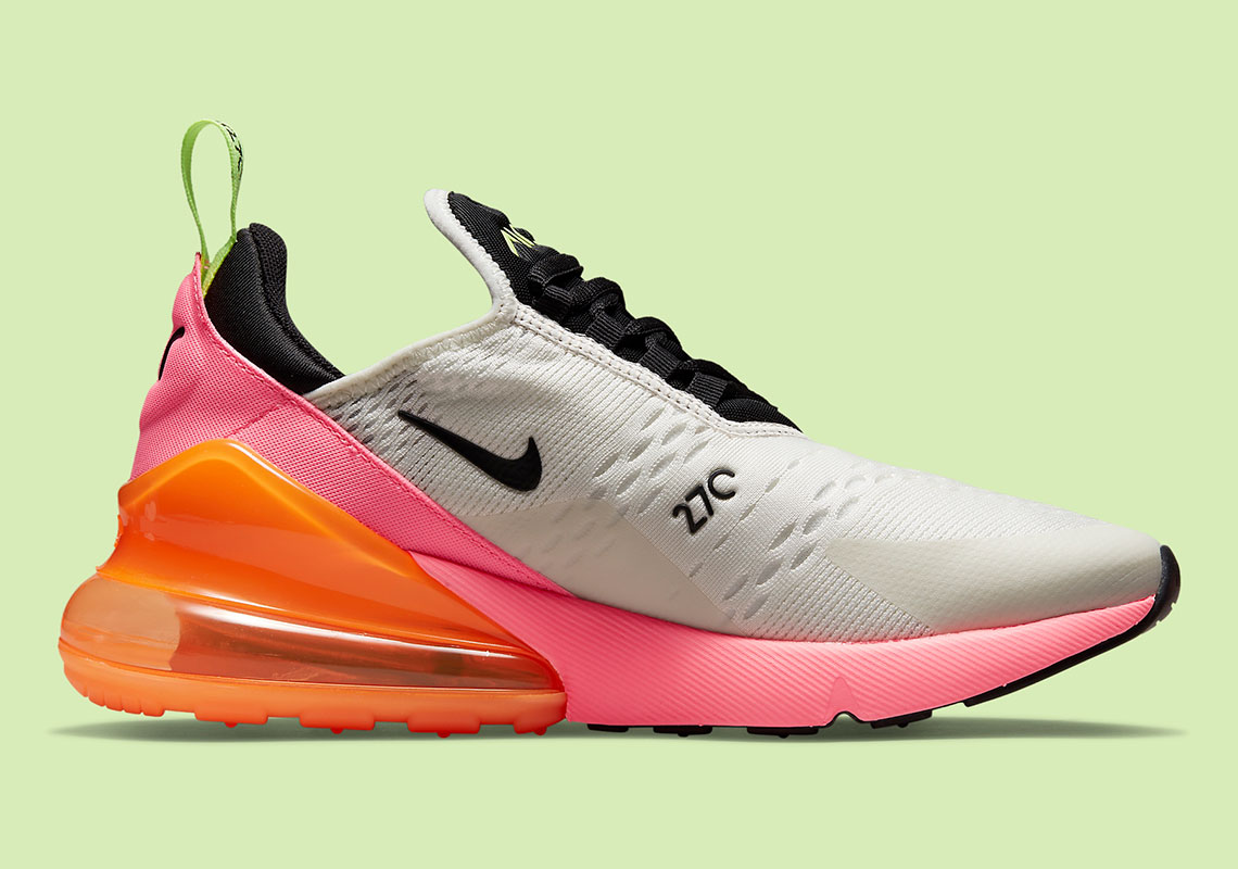 Nike Air Max 270 Grey Pink Orange Dj5997 100 3