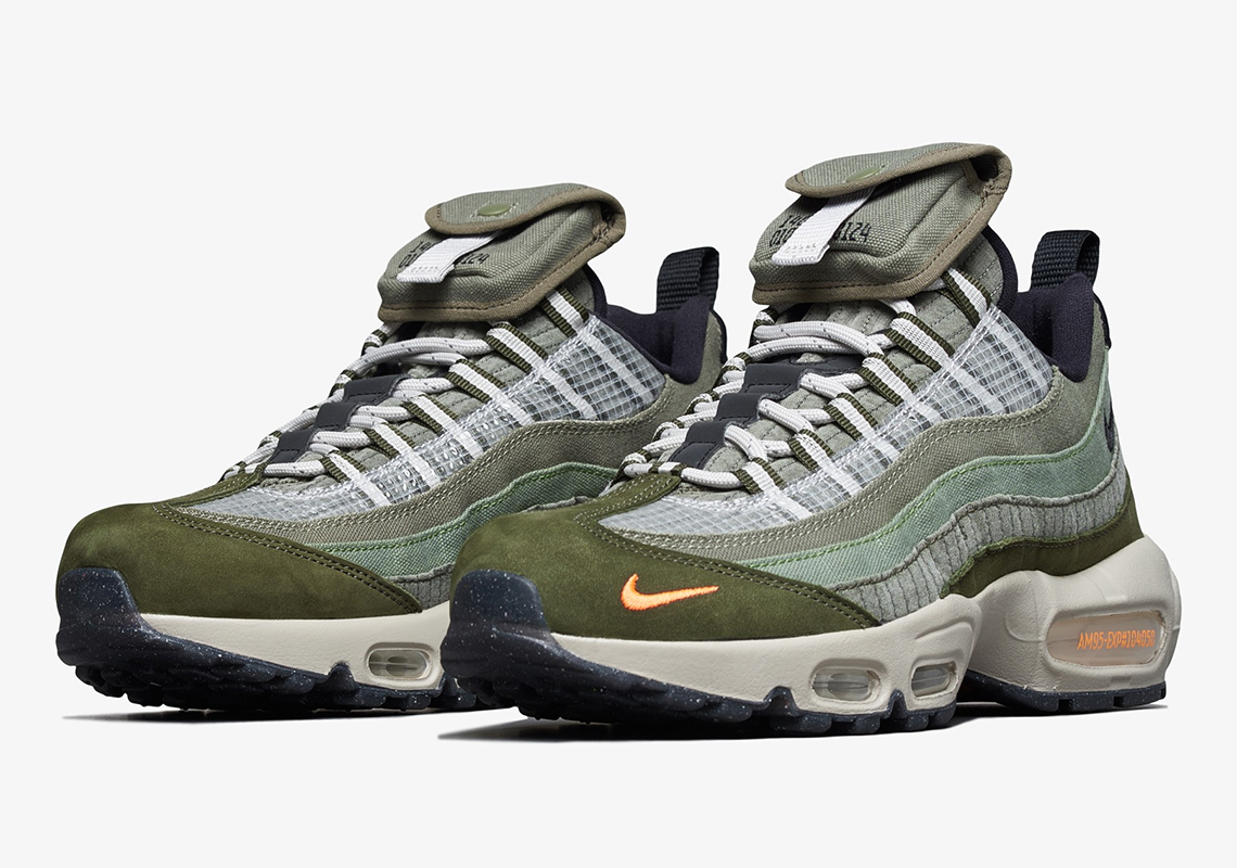 Nike Air Max 95 "Surplus Supply" Adds Cargo Stow Pocket On Tongues