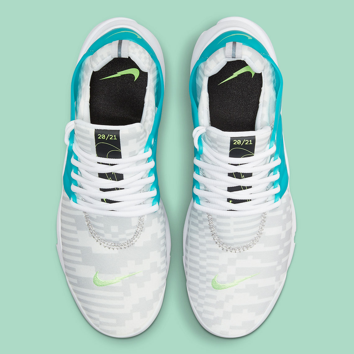 Nike Air Presto White Lime Glow Aquamarine Pure Platinum Dj6899 100 4