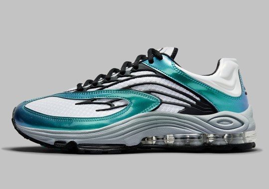 The Nike Air Tuned Max Gets A Shiny “Aquamarine” Colorway