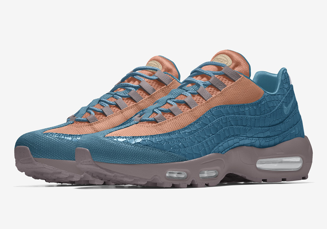 Nike By You Air Max 95 Premium Lizard Skin 2