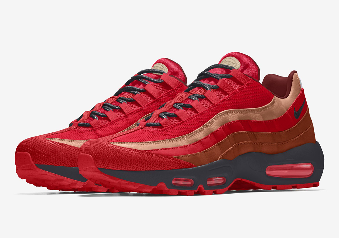 Nike By You Air Max 95 Premium Lizard Skin 3