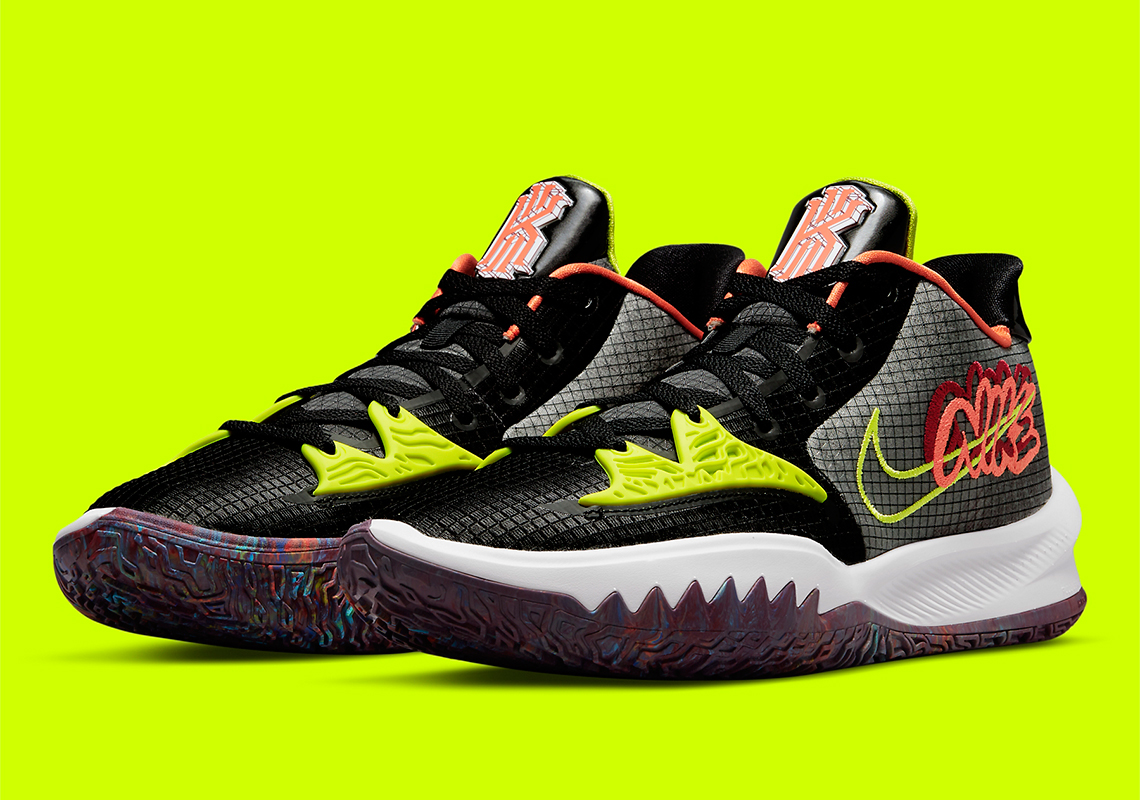 The Nike Kyrie Low 4 Debuts In Wild Multi-Colored Soles