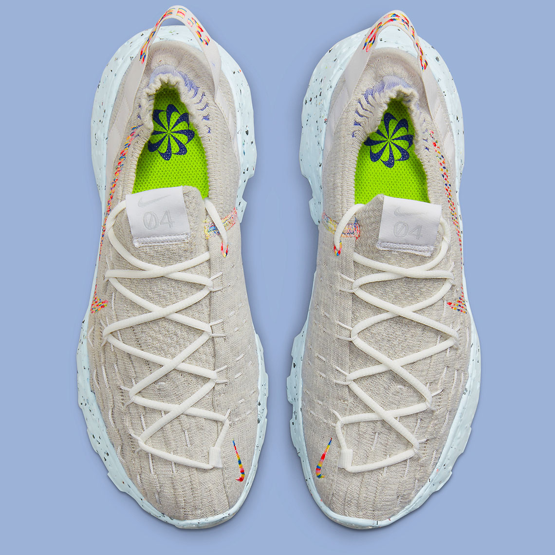 Nike Space Hippie 04 Summit White Photon Dust Concord Multi Color Cd3476 102 2