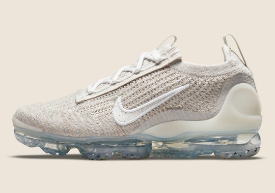 The Nike Vapormax Flyknit 2021 Covered In Oatmeal Tan