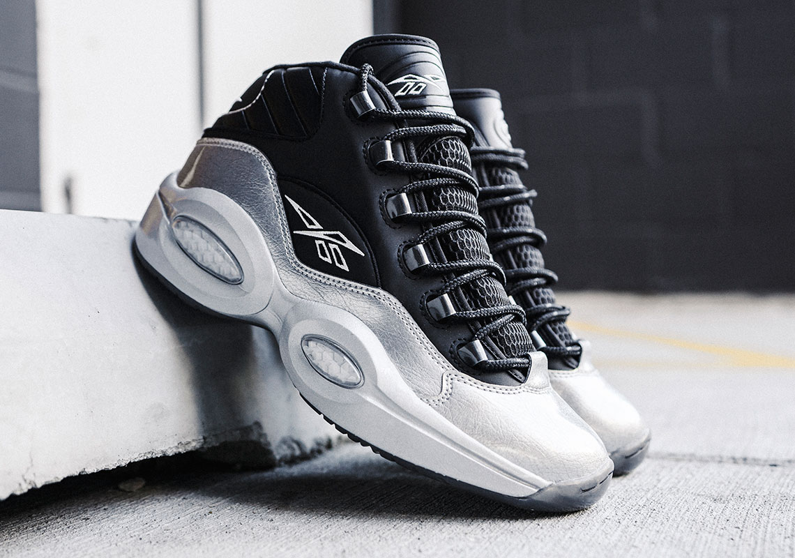 Reebok Question Mid I3 Motorsports Silver Black Gx7925 4