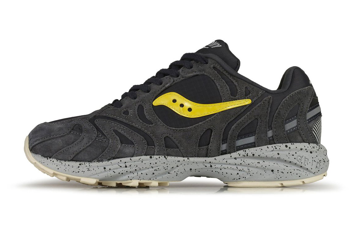 The Saucony Grid Azura 2000 Appears In A Rocky "Asphalt" Look