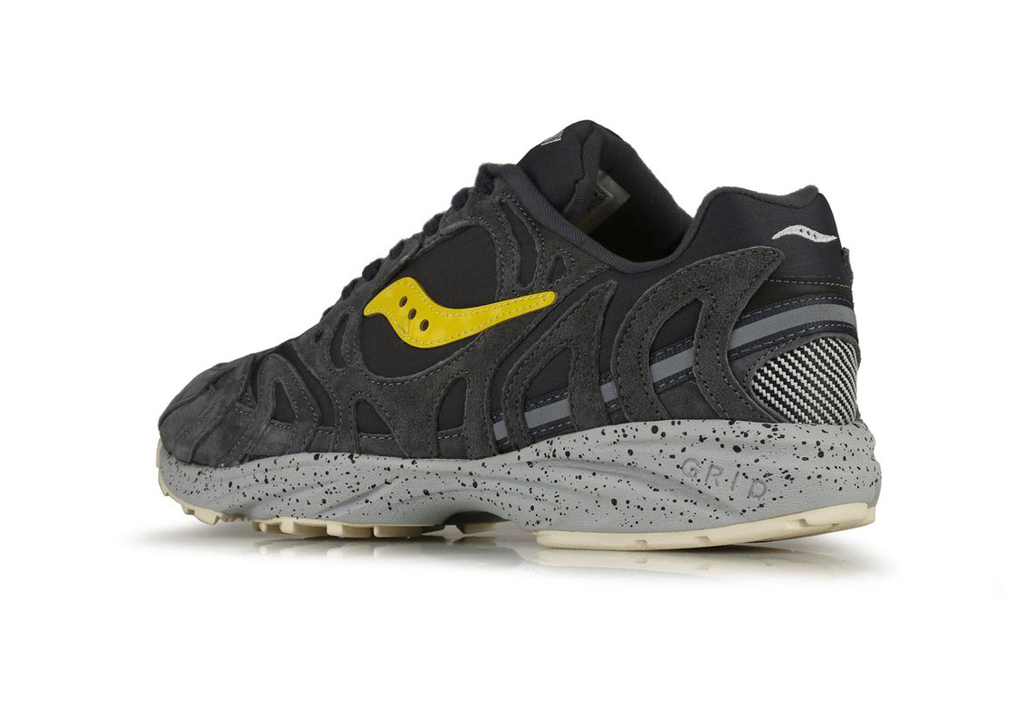 Saucony Grid Azura 2000 Black Crystal Yellow S705451 2