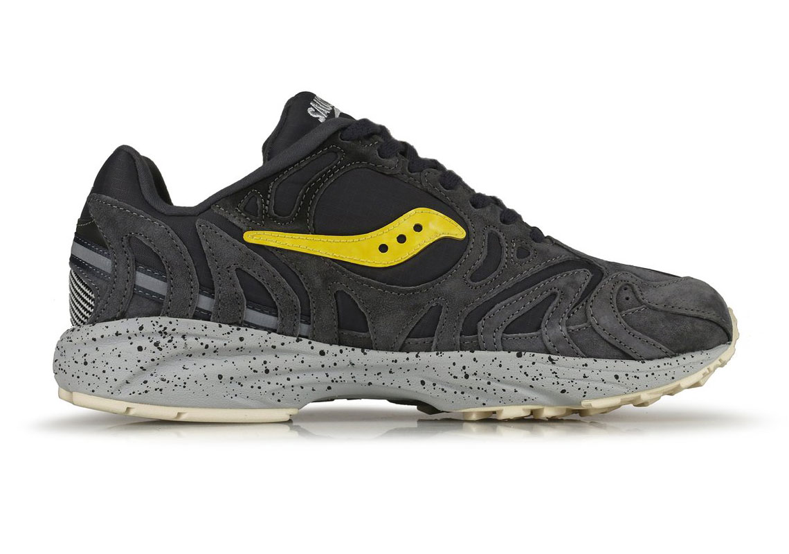 Saucony Grid Azura 2000 Black Crystal Yellow S705451 5