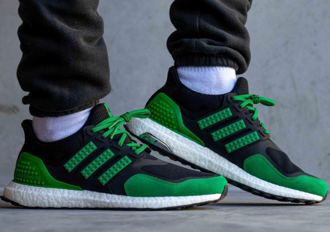 Lego Adidas Ultraboost Green Black 1