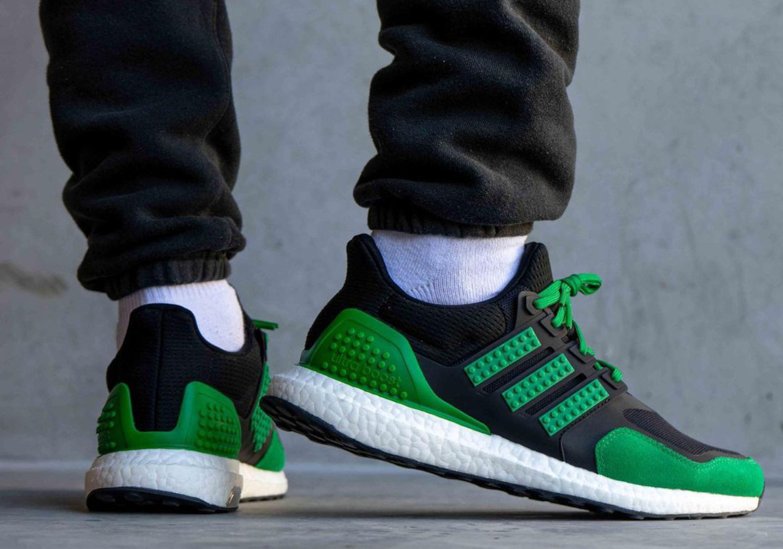 Lego Adidas Ultraboost Green Black 4