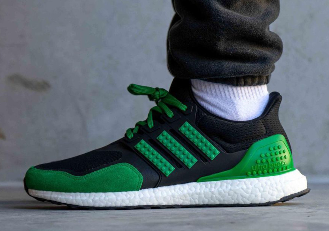 Lego Adidas Ultraboost Green Black 5