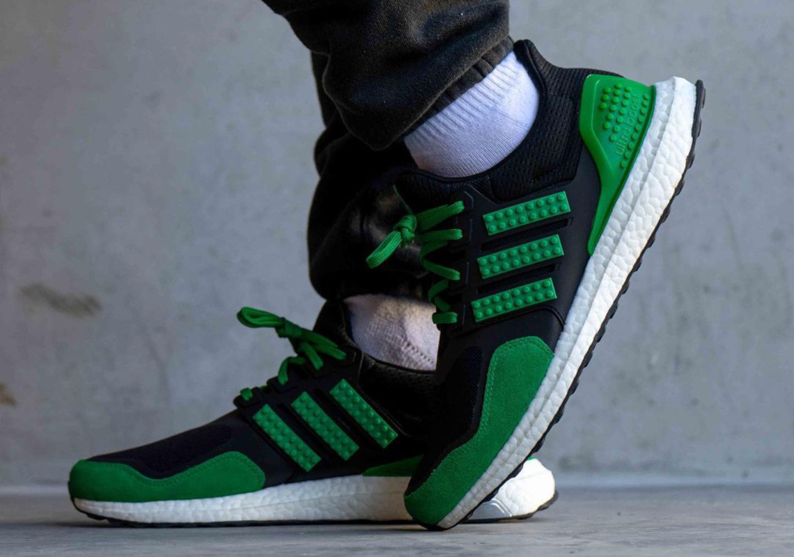 Lego Adidas Ultraboost Green Black 7