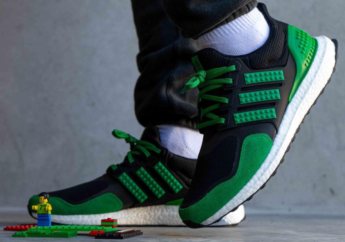 Lego Adidas Ultraboost Green Black 8