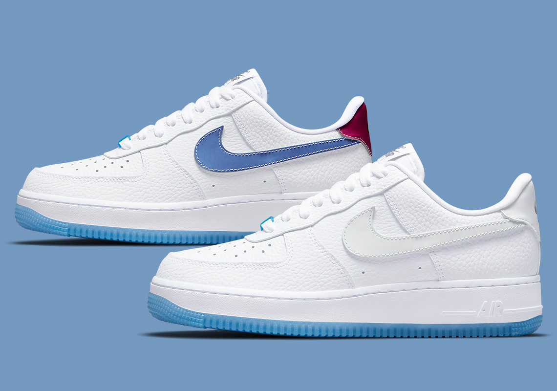 Nike Adds UV Reactive Panels To This Icy-Soled Air Force 1