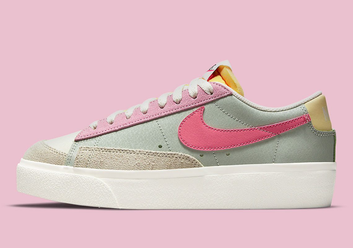 The Nike Blazer Low Platform Sees A "Seafoam" Colorway