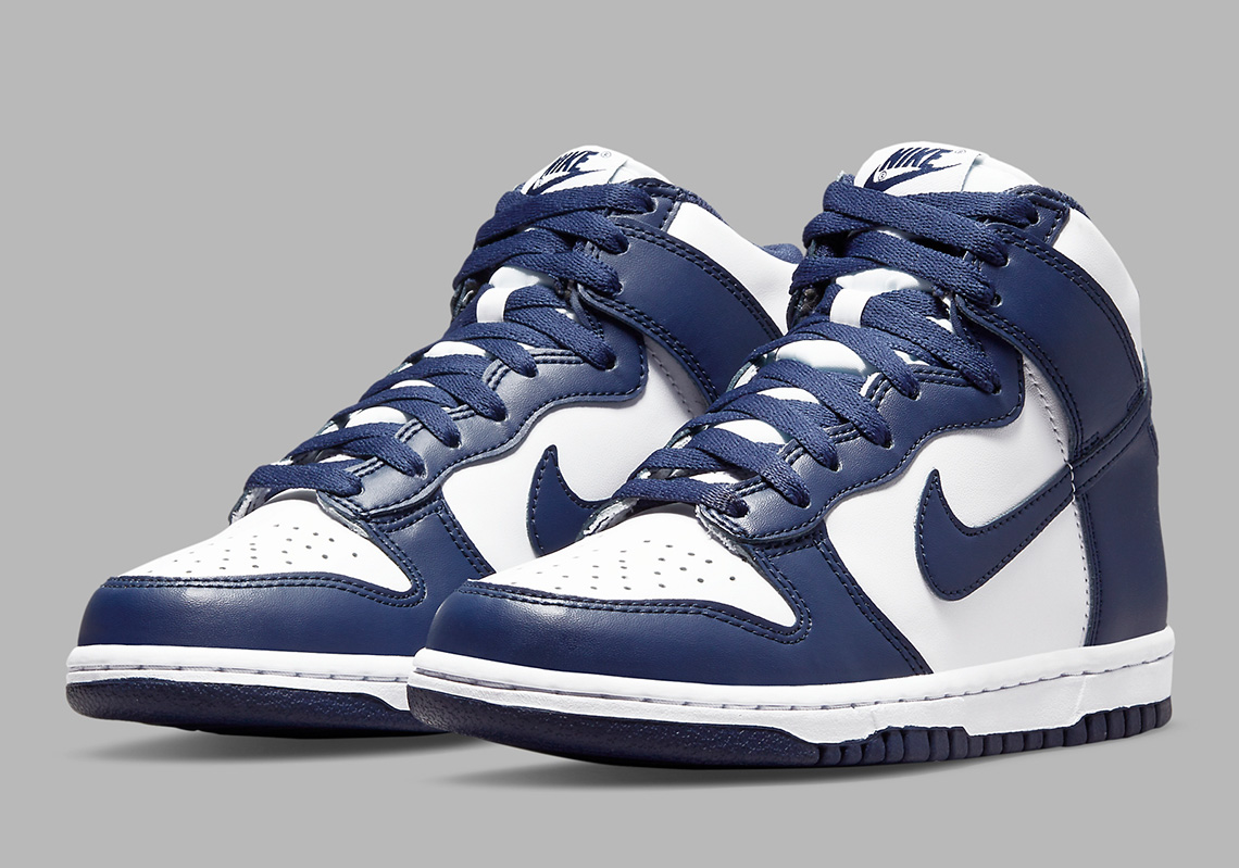 Nike Dunk High Gs Navy White Db2179 104 5