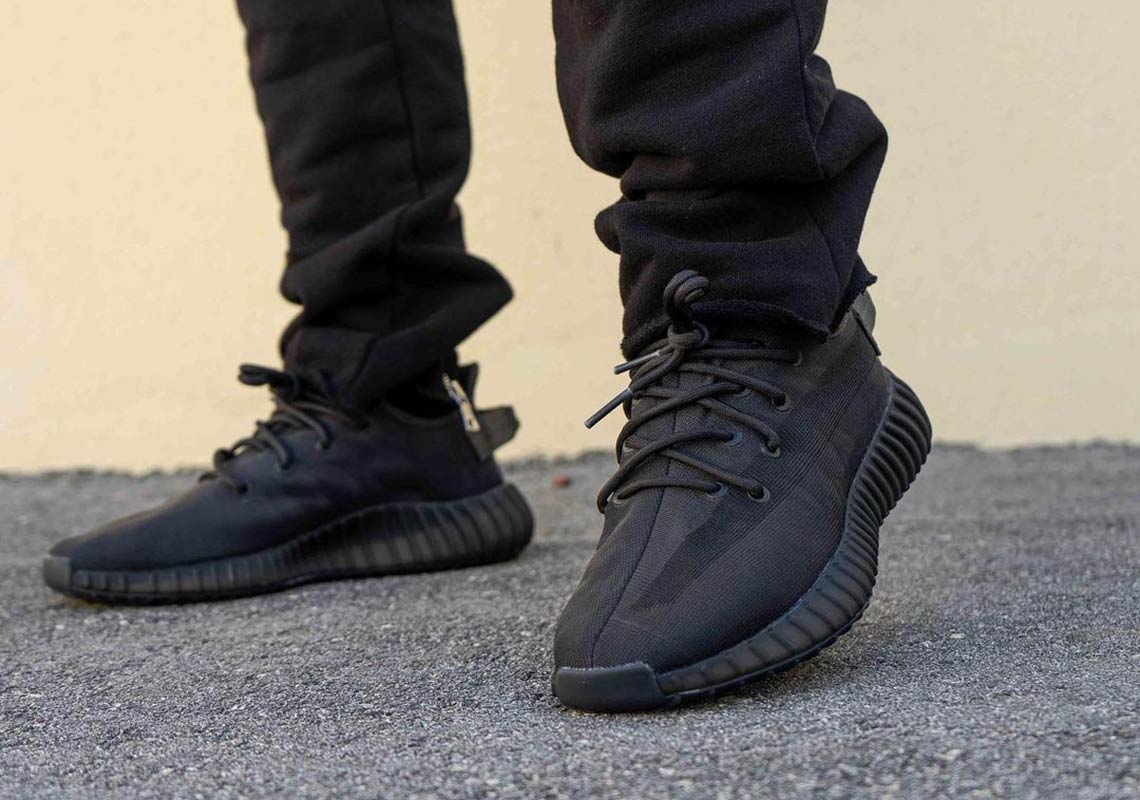 Adidas Yeezy Boost 350 V2 Mono Black Release Info 1
