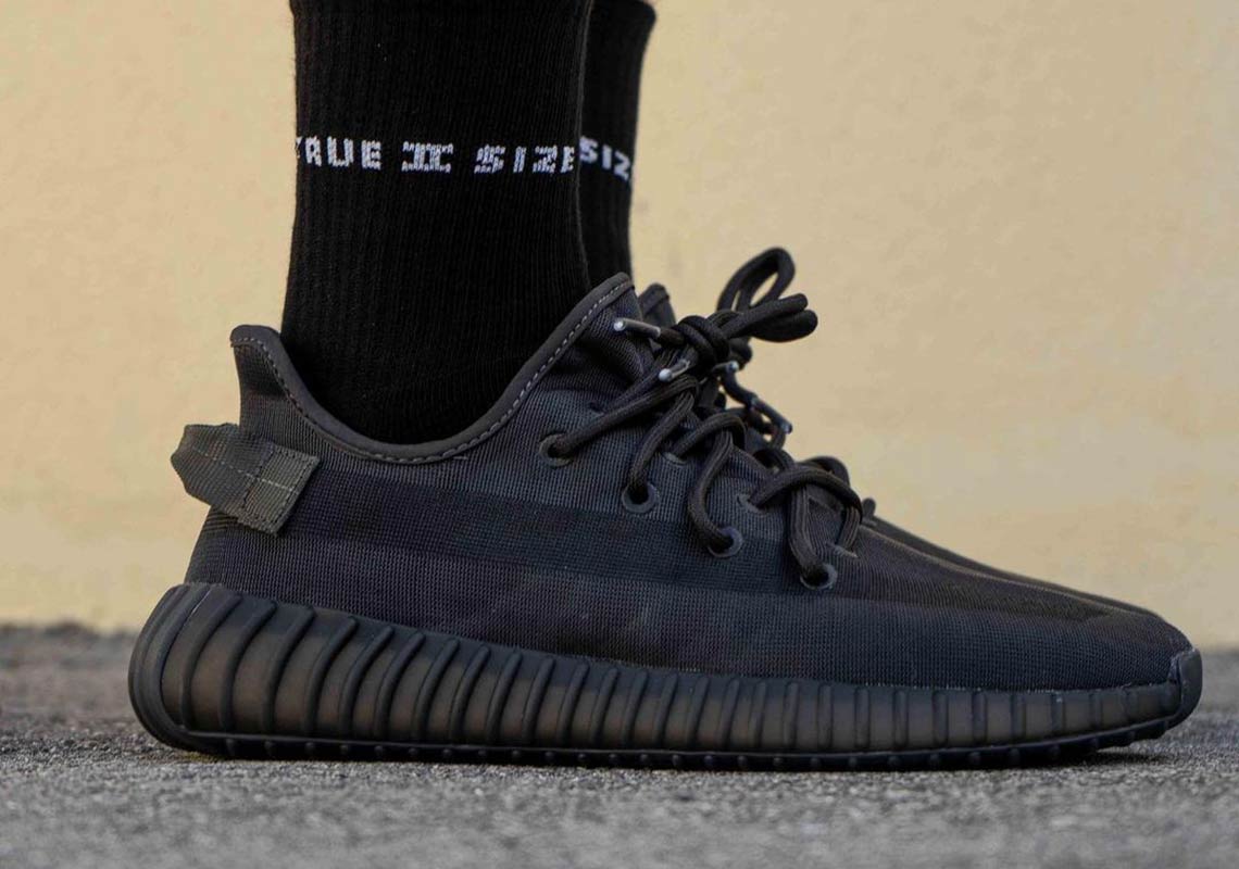 Adidas Yeezy Boost 350 V2 Mono Black Release Info 2