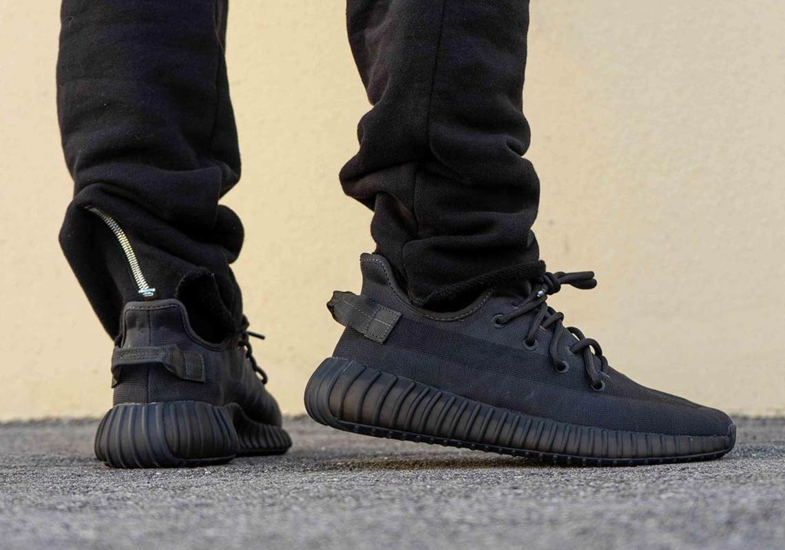 Adidas Yeezy Boost 350 V2 Mono Black Release Info 6