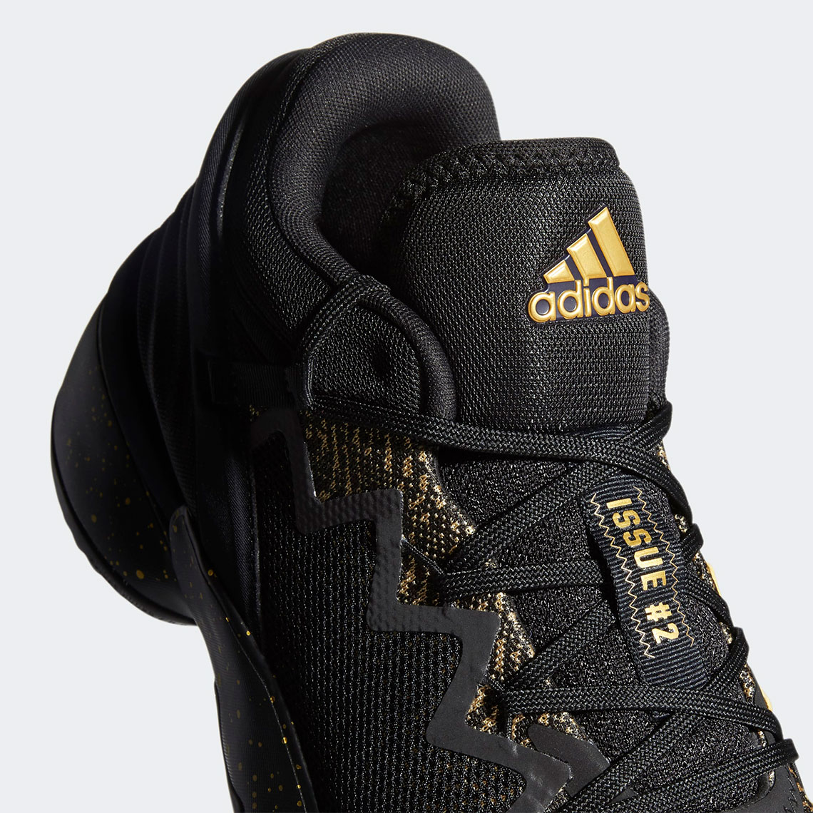 Adidas Don Issue 2 Core Black Gold Metallic Cloud White Fx7108 8