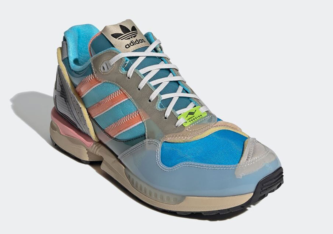 Adidas Zx6000 Inside Out Xz6000 Bright Cyan Chalk Coral Gz2709 4