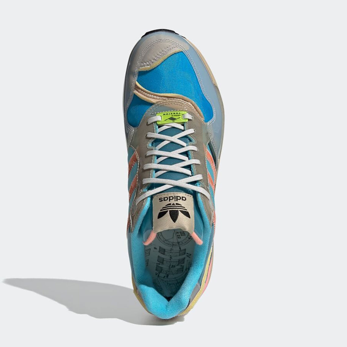 Adidas Zx6000 Inside Out Xz6000 Bright Cyan Chalk Coral Gz2709 5