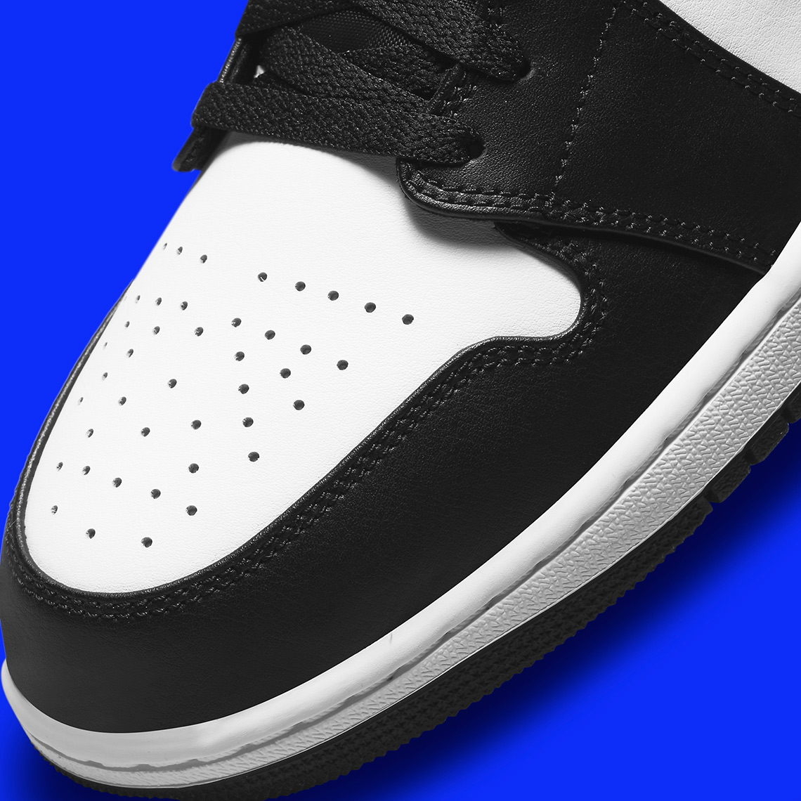 Air Jordan 1 Mid Black White Royal 554724 140 2