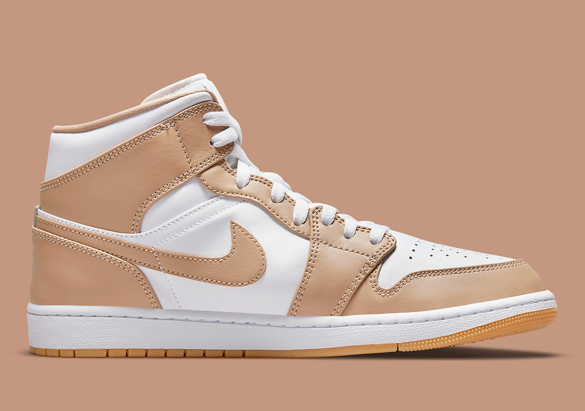 Air Jordan 1 Mid Tan Gum 554724 271 8