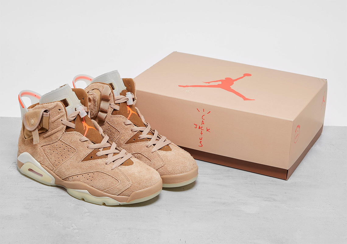 Jordan 6 Travis Scott British Khaki Photos 2 1