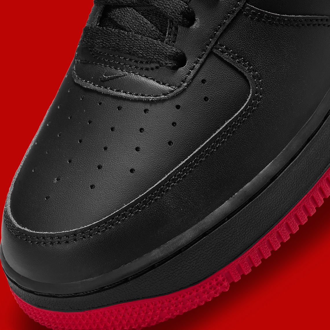 Nike Air Force 1 Low Black Red Dc2911 001 4 1