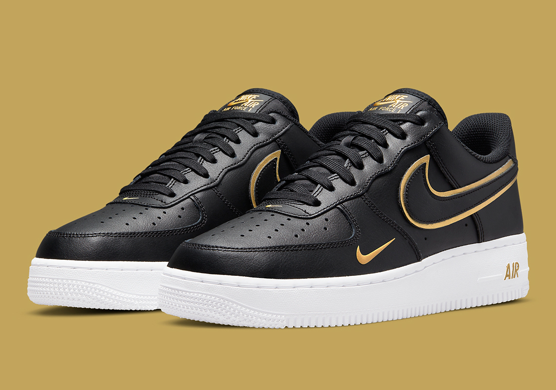 Nike Air Force 1 Low Gold Double Swoosh Da8481 001 8