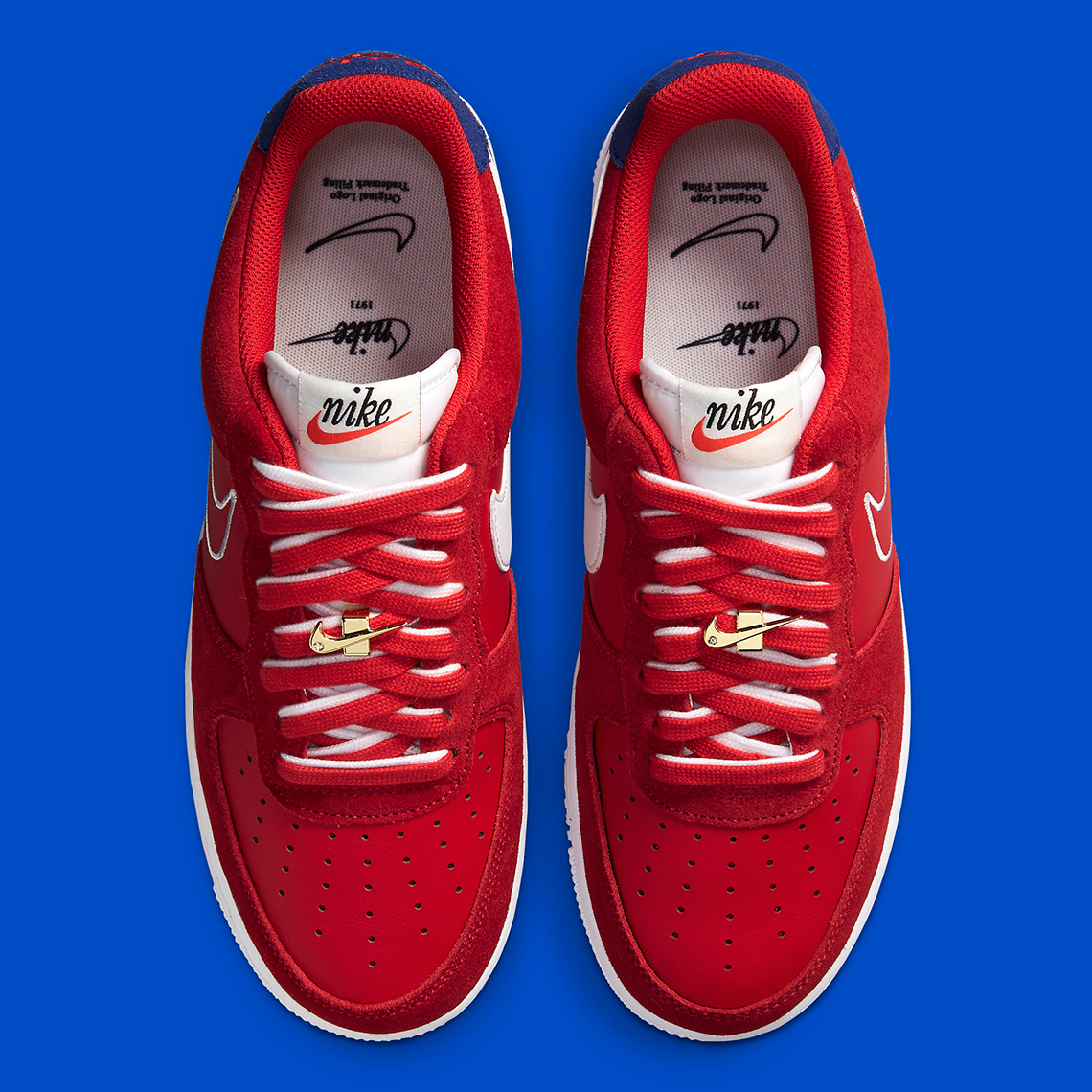 Nike Air Force 1 Low University Red White Deep Royal Blue Db3597 600 3