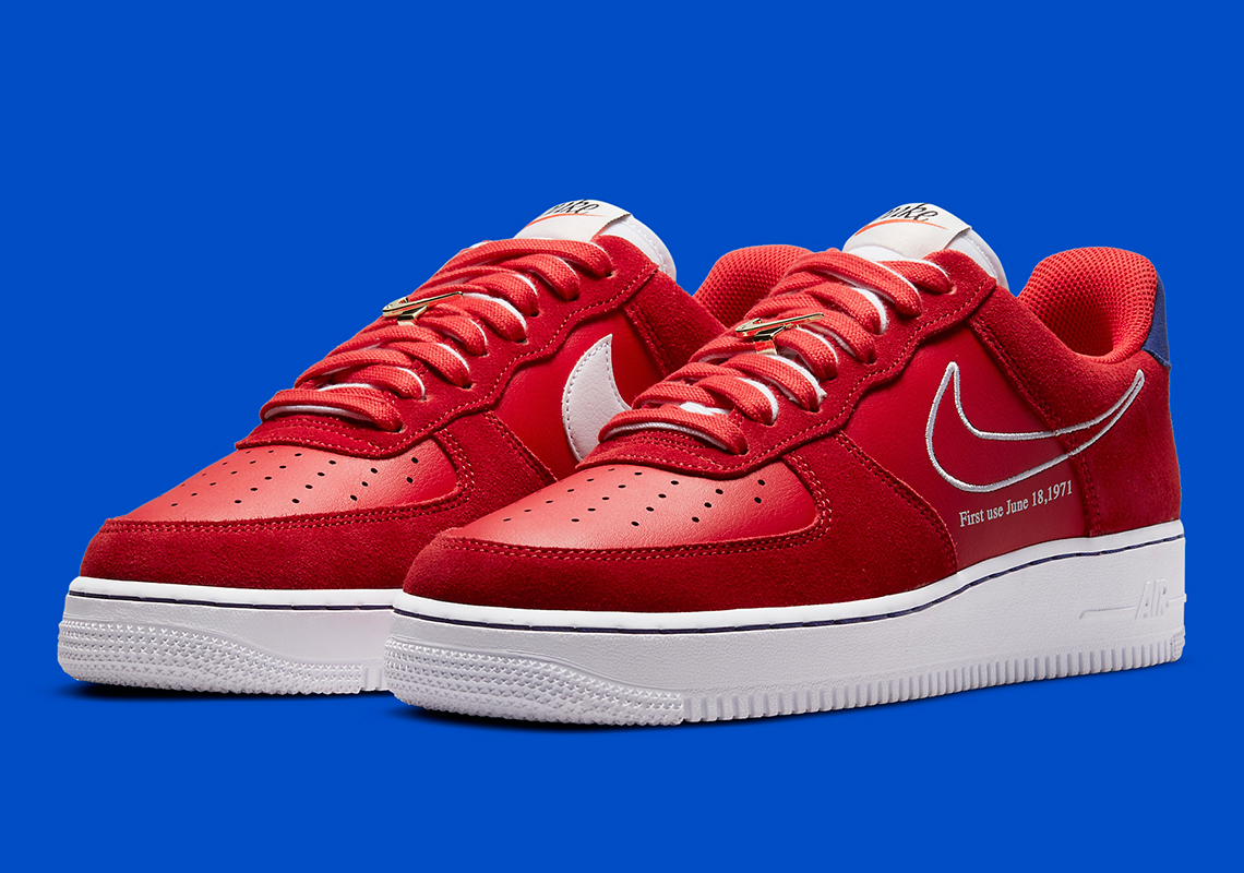 Nike Air Force 1 Low University Red White Deep Royal Blue Db3597 600 4