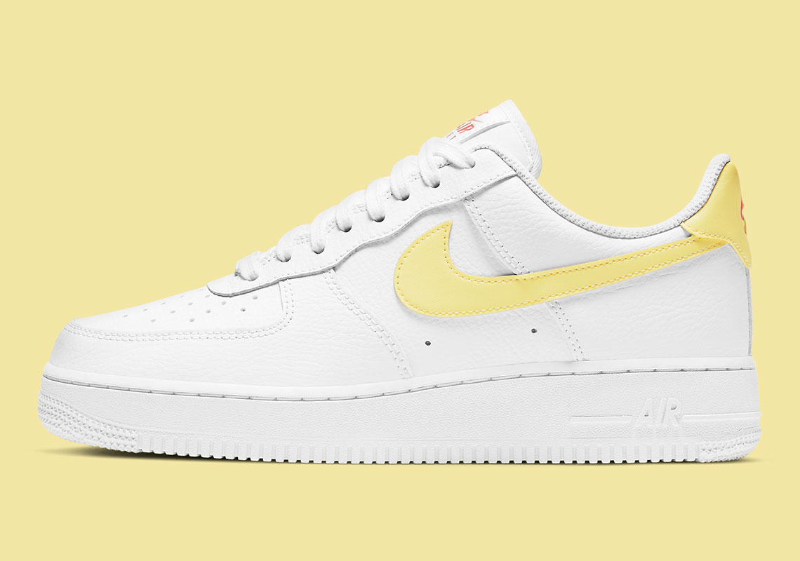 Nike Air Force 1 Wmns White Light Zitron Bright Mango 315115 160 4