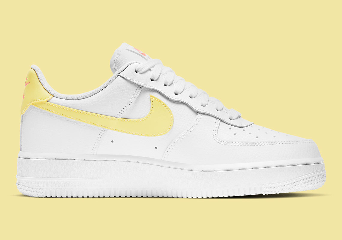 Nike Air Force 1 Wmns White Light Zitron Bright Mango 315115 160 7