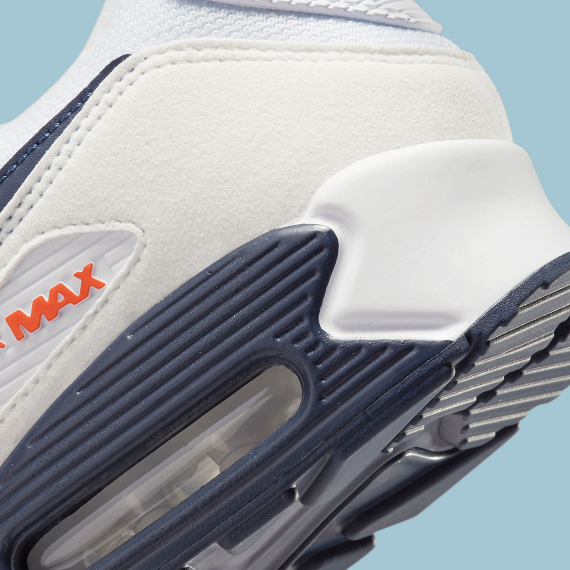 Nike Air Max 90 Sail Navy Blue Crimson Dm2820 100 2