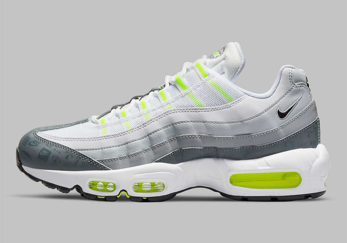 Nike Air Max 95 Grey Volt Logo Dh8256 100 8